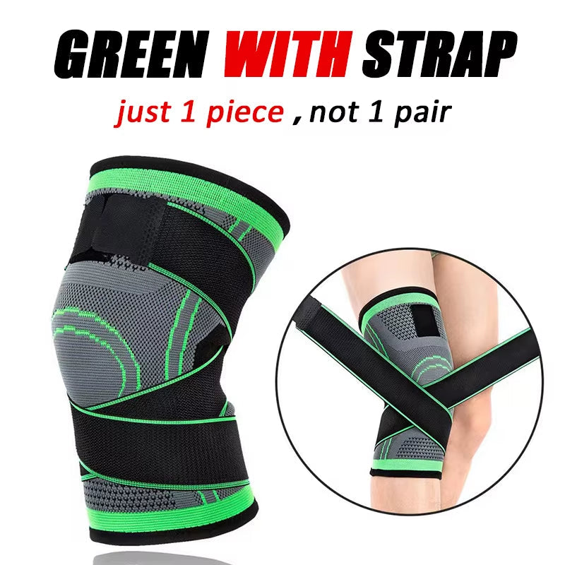 1Pc Knee Brace Knee Sleeve Support for Men and Women Knee Pads for Running, Hiking Meniscus Tear Arthritis Joint Pain Relief