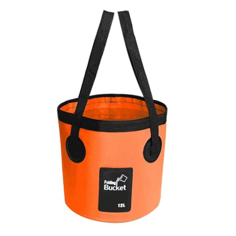 12L 20L Portable Waterproof Water Bag Folding Bucket Water Storage Container Carrier Bags for Fishing Camping Hiking