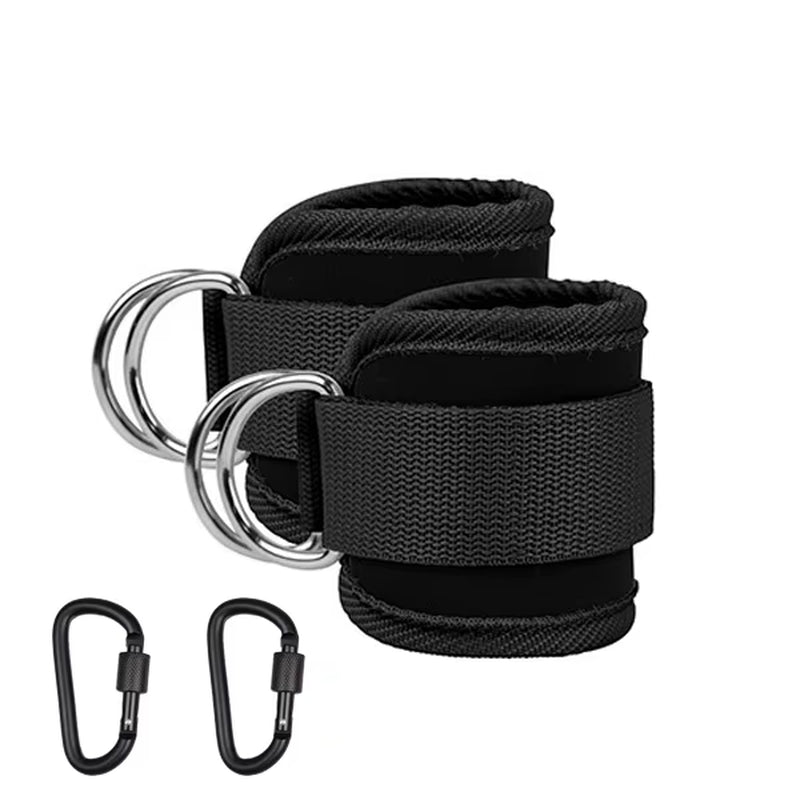 Ankle Straps Resistance Band Set Fitness Yoga Elastic Bands Hip Booty Thigh Squat Gym Leg Strength Ankle Cuff for Cable Machines