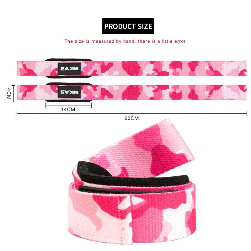 Gym Lifting Straps Weight Lifting Belt Hand Grip Straps Dumbbell Wrist Support Band Powerlifting Bodybuilding Gloves