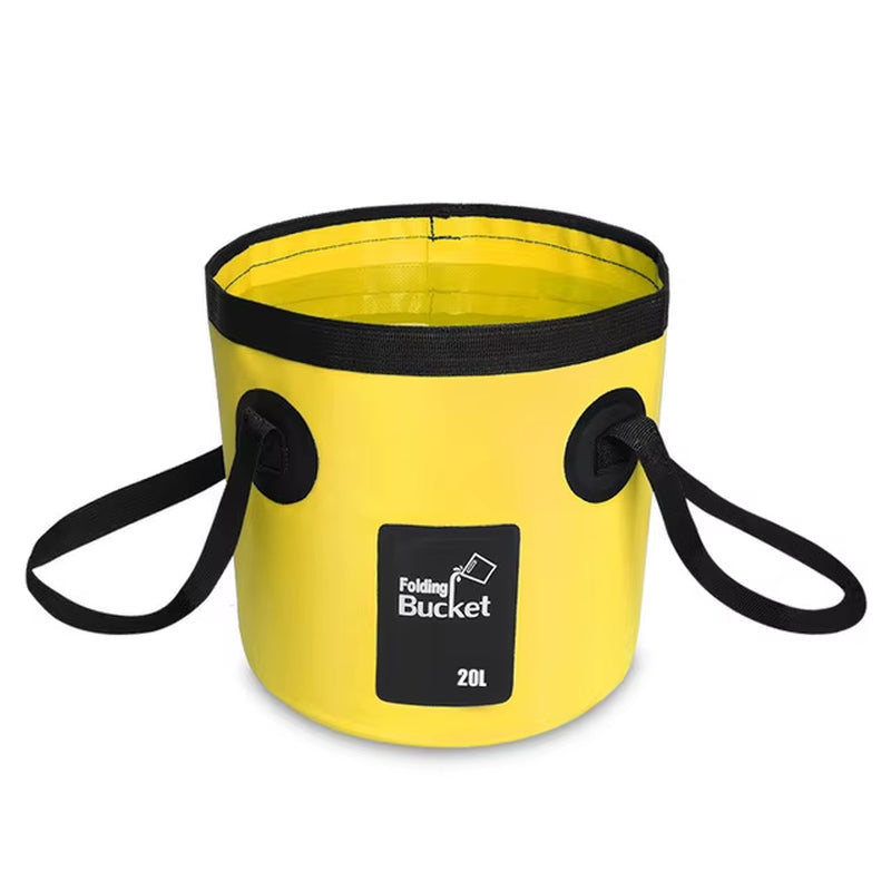 12L 20L Portable Waterproof Water Bag Folding Bucket Water Storage Container Carrier Bags for Fishing Camping Hiking