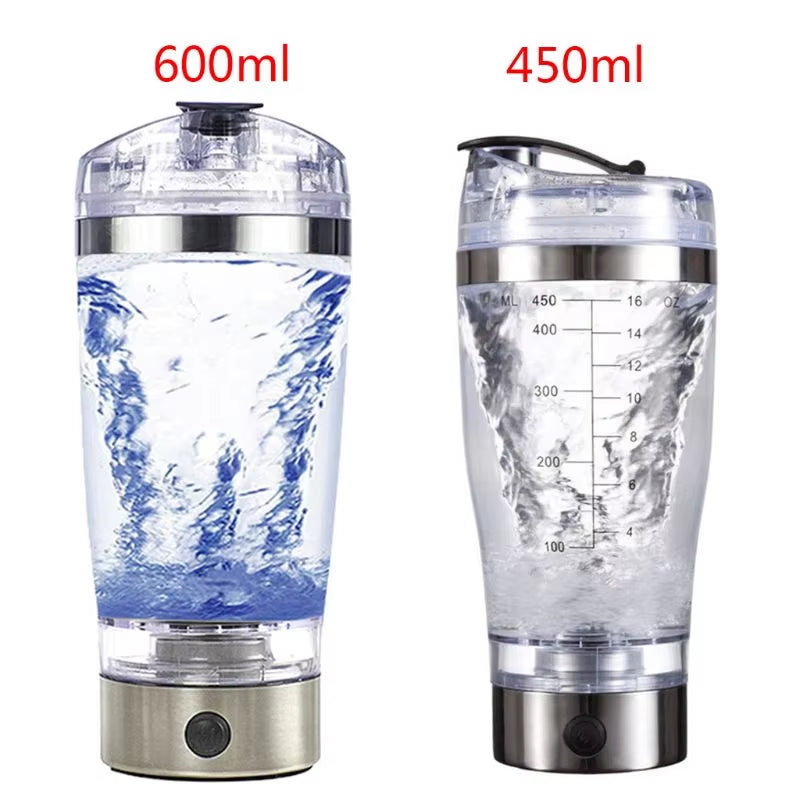 USB Rechargeable Portable Electric Protein Powder Mixing Cup and Shaker Bottle