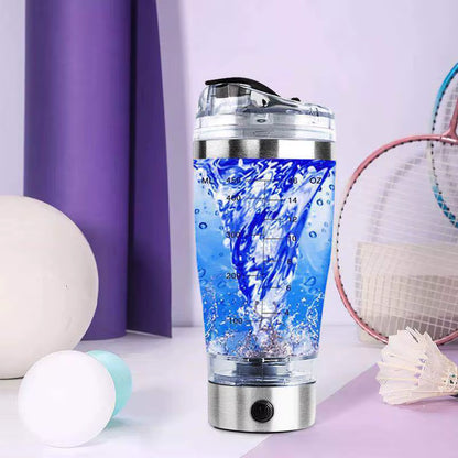USB Rechargeable Portable Electric Protein Powder Mixing Cup and Shaker Bottle