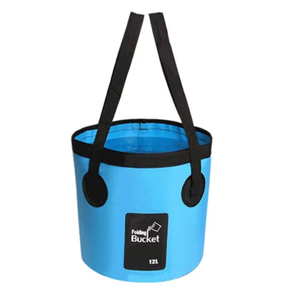 12L 20L Portable Waterproof Water Bag Folding Bucket Water Storage Container Carrier Bags for Fishing Camping Hiking