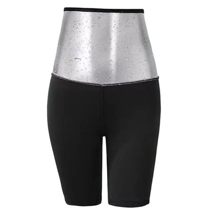 Women Sauna Sweating Pants Hot Gym Exercise Leggings High Waist Thermo Weight Loss Workout Running Slimming Compression Pants