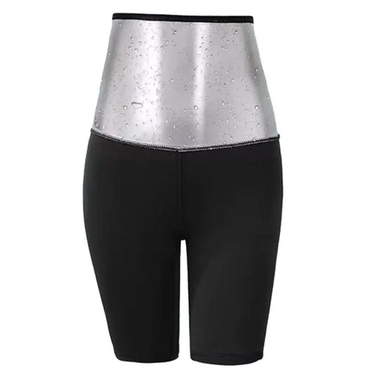 Women Sauna Sweating Pants Hot Gym Exercise Leggings High Waist Thermo Weight Loss Workout Running Slimming Compression Pants