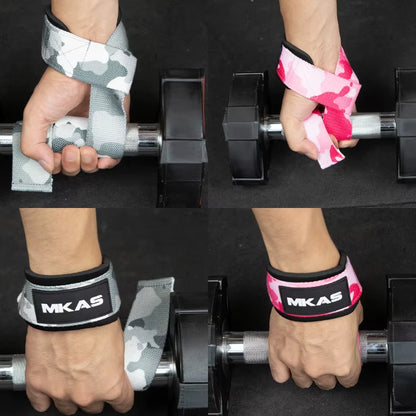 Gym Lifting Straps Weight Lifting Belt Hand Grip Straps Dumbbell Wrist Support Band Powerlifting Bodybuilding Gloves