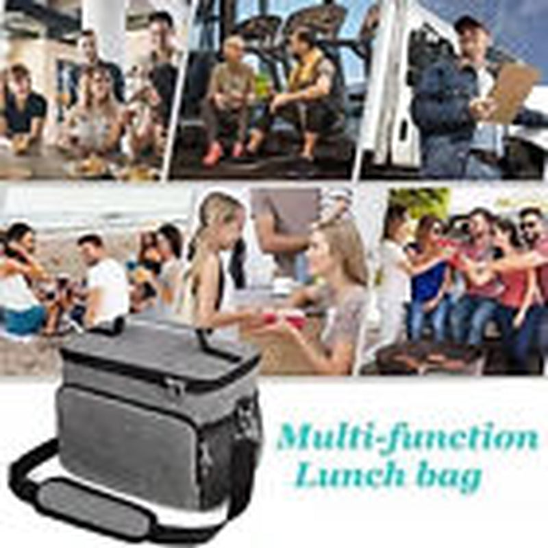 Thermal Insulated Lunch Bag Cool Bag Picnic Adult Kids Food Storage Lunch Box UK