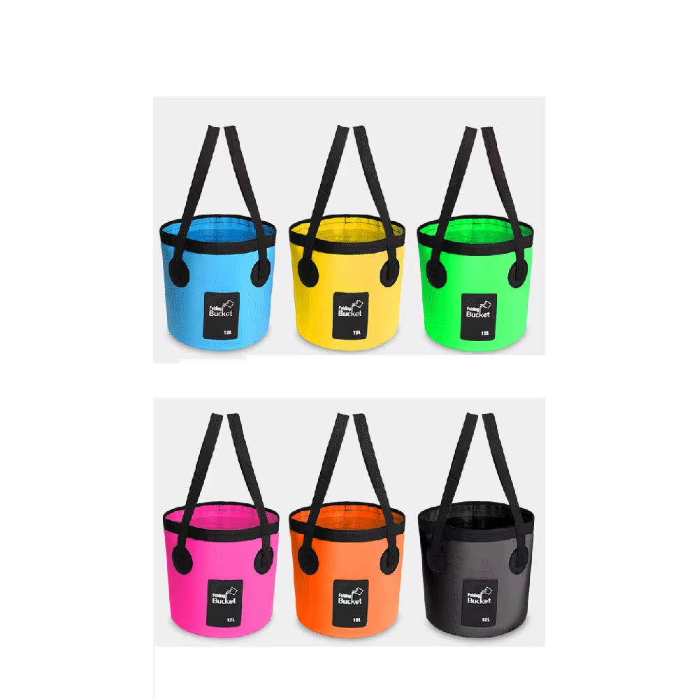 12L 20L Portable Waterproof Water Bag Folding Bucket Water Storage Container Carrier Bags for Fishing Camping Hiking