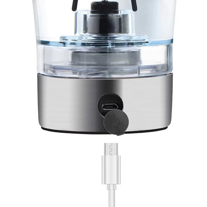 USB Rechargeable Portable Electric Protein Powder Mixing Cup and Shaker Bottle