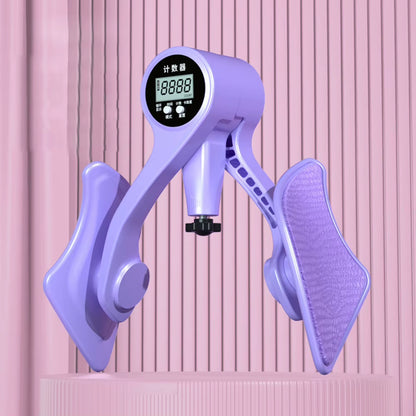 Digital Inner Thigh Exerciser with Counter Skinny Legs Clip Strength Adjustable Men Women Yoga for Home Fitness Equipment