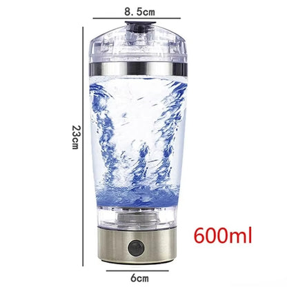 USB Rechargeable Portable Electric Protein Powder Mixing Cup and Shaker Bottle