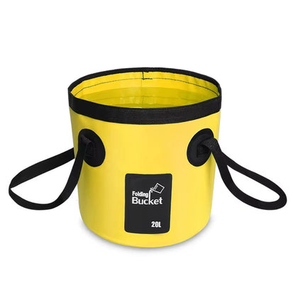 12L 20L Portable Waterproof Water Bag Folding Bucket Water Storage Container Carrier Bags for Fishing Camping Hiking