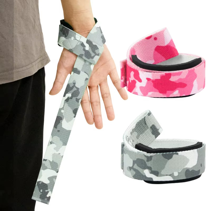 Gym Lifting Straps Weight Lifting Belt Hand Grip Straps Dumbbell Wrist Support Band Powerlifting Bodybuilding Gloves